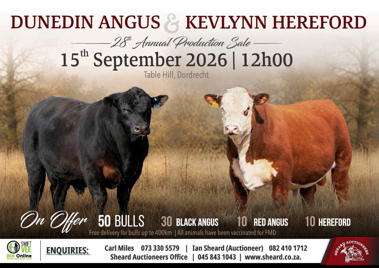 Poster for DUNEDIN ANGUS & KEVLYNN HEREFORD